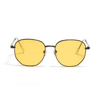Square New Thin Frame Gradient Color Retro Trend Sunglasses Wholesale main image 5