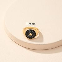 Korean Simple Creative Star Alloy Round Ring Wholesale main image 5