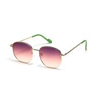 Square New Thin Frame Gradient Color Retro Trend Sunglasses Wholesale sku image 5
