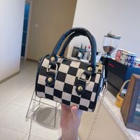 New Children's Bucket Bag 2022 Spring Korean Plaid Handbag main image 2