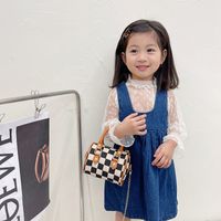 حقيبة دلو جديدة للأطفال 2022 حقيبة يد ربيعية كورية منقوشة main image 3