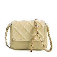 Lingge Indentation Fashion Women's Bag Simple Chain Small Square Bag 19*16*10cm main image 6