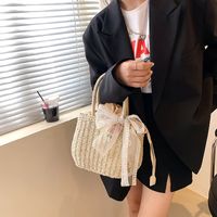 Woven Fashion Spring And Summer New Large Capacity Women's Bag 23*19*13cm main image 3