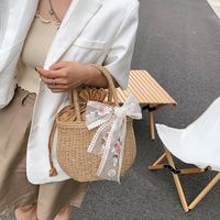 Woven Fashion Spring And Summer New Large Capacity Women's Bag 23*19*13cm main image 4