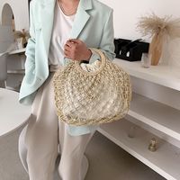 Simple Fashionable Straw Woven Woven Handbag Wholesale 39*34*2cm main image 3