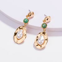 Creative Retro Baroque Pearls Long Tassel Earrings Wholesale main image 1