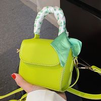 Spring New Women's Fashion Simple One-shoulder Square Messenger Mini Bag 11*11*7cm main image 3