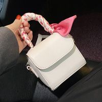 Spring New Women's Fashion Simple One-shoulder Square Messenger Mini Bag 11*11*7cm main image 5
