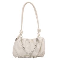 Fashion Women's New Cloud Solid Color Shoulder Underarm Small Bag26*15*11cm sku image 3