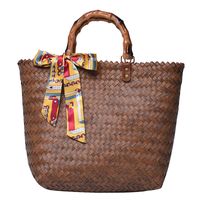 Straw Large-capacity Spring And Summer New Simple Tote Bag 40*29*11cm sku image 2