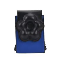 Fashion Contrast Color One-shoulder Messenger Checkerboard Beaded Chain Bag 13*20*6cm sku image 2