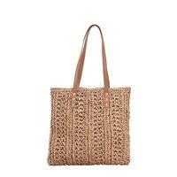 Simple Fashionable Straw Woven Woven Handbag Wholesale 39*34*2cm sku image 1