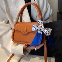 2022 New Fashion Bow Portable Messenger Handbag 19*14*12cm sku image 6