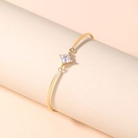 Foreign Trade Hot Selling Jewelry Square Round Zircon Accessories Elbow Bracelet Bracelet Jewelry main image 5
