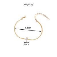 Foreign Trade Hot Selling Jewelry Square Round Zircon Accessories Elbow Bracelet Bracelet Jewelry main image 8