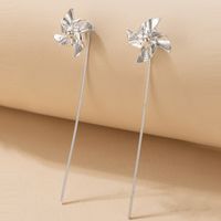 Fashion Simple Cute Geometric And Small Windmill Alloy Stud Earrings sku image 1