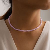 Korean Style Pearl Necklace Women's Single Layer Necklace main image 5
