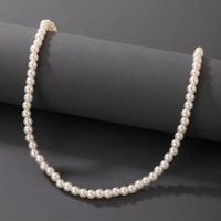 Korean Style Pearl Necklace Women's Single Layer Necklace sku image 7