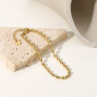 Neue Mode Einfache Ovale Perle Jewelry14k Vergoldetes Edelstahlarmband main image 5