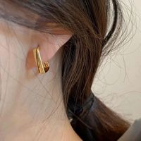 Fashion Geometric Metal Creative Trend Alloy Stud Earrings Wholesale main image 1
