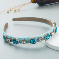 Headband Fashion Shiny Crystal Heart-shaped Alloy Simple Accessories main image 4