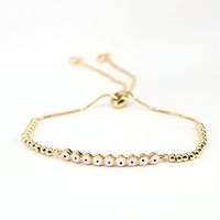 Fashion Geometric Copper Artificial Gemstones Bracelets In Bulk main image 5