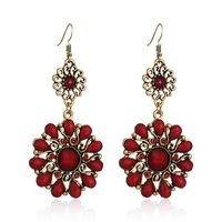 Vintage New Multi-layer Round Small Sun Drop Earrings Wholesale main image 5