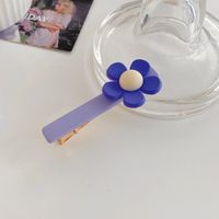 2022 Fashion New Broken Flower Spring Periwinkle Blue Bow Headdress Hair Rope sku image 5