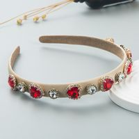 Headband Fashion Shiny Crystal Heart-shaped Alloy Simple Accessories sku image 4