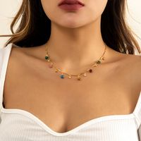 Collier En Alliage D&#39;étoiles À Pampilles Suspendus En Cristal D&#39;imitation De Couleur Bohème sku image 11