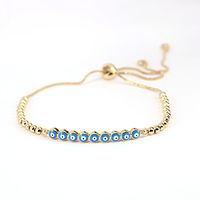 Fashion Geometric Copper Artificial Gemstones Bracelets In Bulk sku image 2