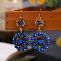 Vintage New Multi-layer Round Small Sun Drop Earrings Wholesale sku image 1