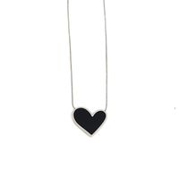 Heart Necklace Female Simple Korean Titanium Steel Fine Clavicle Chain sku image 2