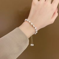 Baroque Pearl Long Pendent Bracelet Female Hand Jewelry main image 3