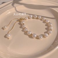Baroque Pearl Long Pendent Bracelet Female Hand Jewelry main image 5