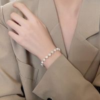 Baroque Pearl Long Pendent Bracelet Female Hand Jewelry main image 6