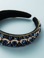 Baroque Contrast Color Inlaid Color Gemstone Headband Wholesale main image 5
