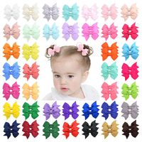 Multicolor Simple Children's Jewelry Ladies Small Bow Hairpin Baby Headdress main image 1