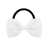 Simple Solid Color Children's Bow Cute Hair Rope Hair Ring Hair Accessories main image 4