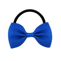 Simple Solid Color Children's Bow Cute Hair Rope Hair Ring Hair Accessories main image 5