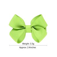 Creative New Contrast Color Three-dimensional Twisted Leaf Bow Children's Hair Accessories main image 4