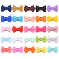 New Children's Hair Accessories Candy Color Small Baby Bow Solid Color Dog Pet Hairpin main image 1