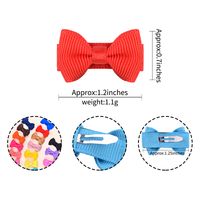 New Children's Hair Accessories Candy Color Small Baby Bow Solid Color Dog Pet Hairpin main image 3