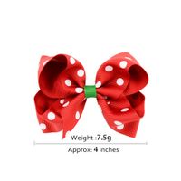 New Ladies Bow 4.5cm Multicolor Butterfly Christmas Children's Hairpin main image 4
