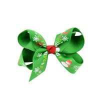 New Ladies Bow 4.5cm Multicolor Butterfly Christmas Children's Hairpin main image 6