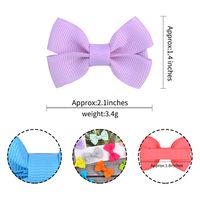 New Baby Multicolor 5cm Mini Children's Ladies Baby Bow Hairpin main image 5