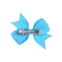 New Baby Hair Accessories 2 Inches Solid Color Children's Bow Hairpin main image 5