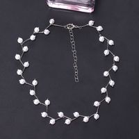 Pearl Clavicle Chain Women's Neck Strap Simple Short Necklace main image 5
