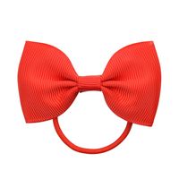 Bonitos Accesorios Para El Cabello Para Niños, Banda De Goma De Color Sólido, Lazo, Anillo Para El Cabello A La Moda sku image 13