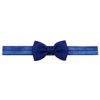 Fashion Solid Color Children's Hair Accessories Candy Color Rib Bow Headband Wholesale sku image 2